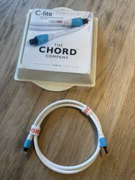 Kvalitetskabel för Chromecast Audio - Chord c-lite toslink to minijack 1m