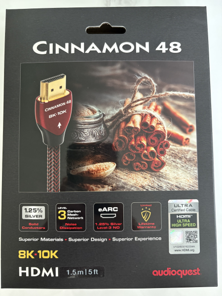 Audioquest Cinnamon48 HDMI Audioquest Cinnamon48 HDMI - Bild 1 av 4