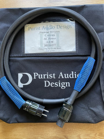  Purist Audio Design  Corvus nätkabel Diamond Revision