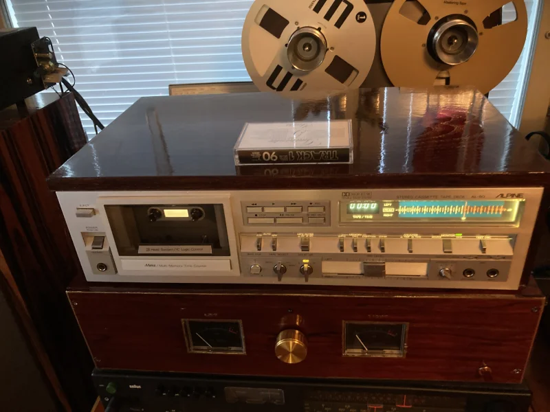 Alpine AL 80 3 tonhuvuds kassettdäck Alpine AL 80 3 tonhuvuds kassettdäck - Bild 1 av 1