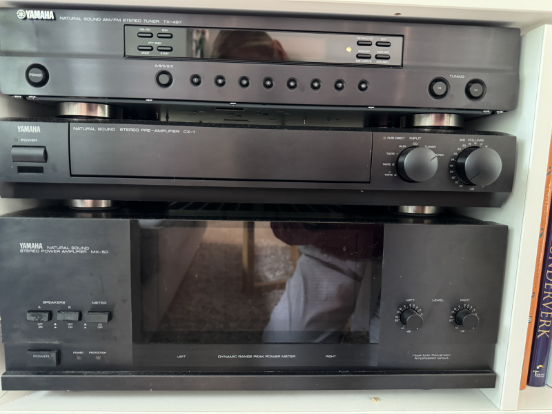 Steriopaket (alternativt försäljning enskilda apparater), Yamaha preamplifier CX-1, amplifier MX-50, Steriopaket (alternativt försäljning enskilda apparater), Yamaha preamplifier CX-1, amplifier MX-50, - Bild 7 av 7