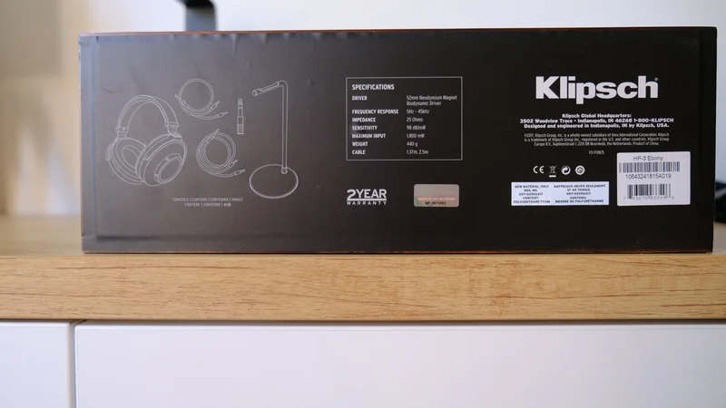 Klipsch HP-3/HP3 Hörlurar Klipsch HP-3/HP3 Hörlurar - Billede 15 af 15