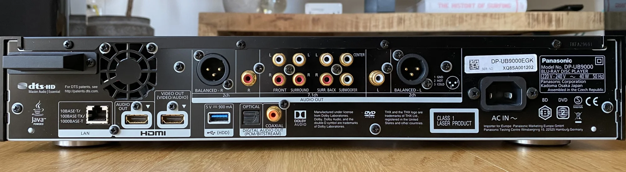 Panasonic DP-UB9000 Panasonic DP-UB9000 - Bild 3 av 5