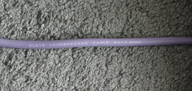KLOTZ professionell h&ouml;gtalarkabel 2 x 1,5 kvmm - Bild 3 av 4