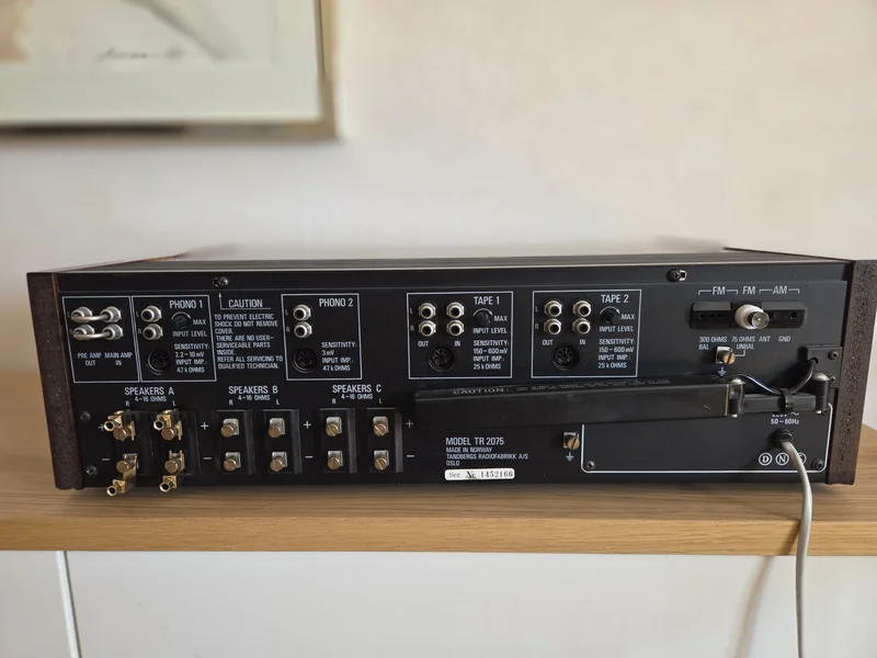 Tandberg TR 2075 – servad & genomgången Tandberg TR 2075 – servad & genomgången - Bild 2 av 7