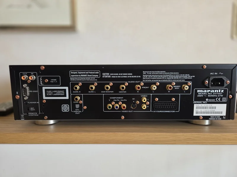 Marantz DV-7001 DVD/CD/SACD - Bild 3 av 3