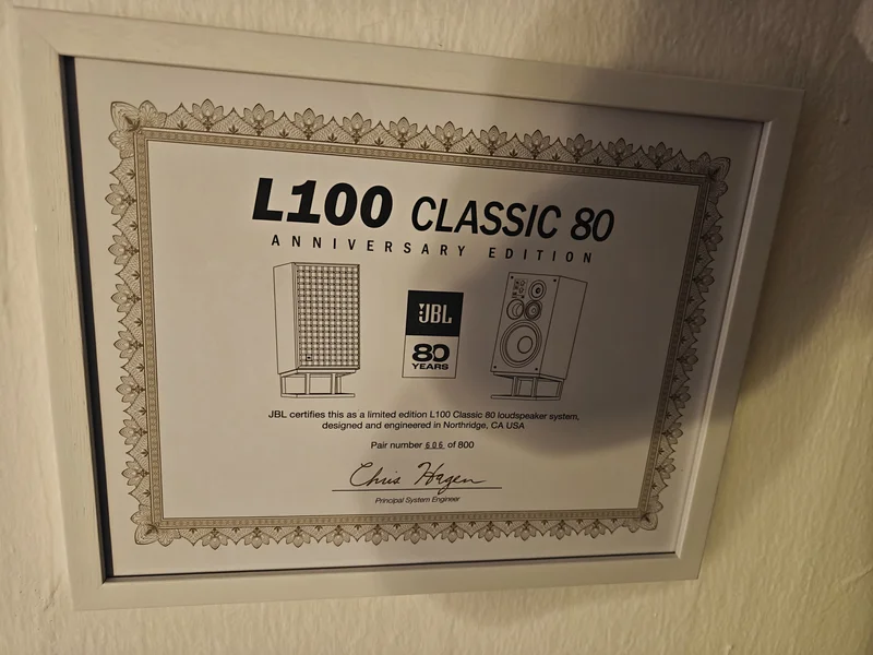 JBL L100 classic 80 anniversary  - Billede 5 af 7