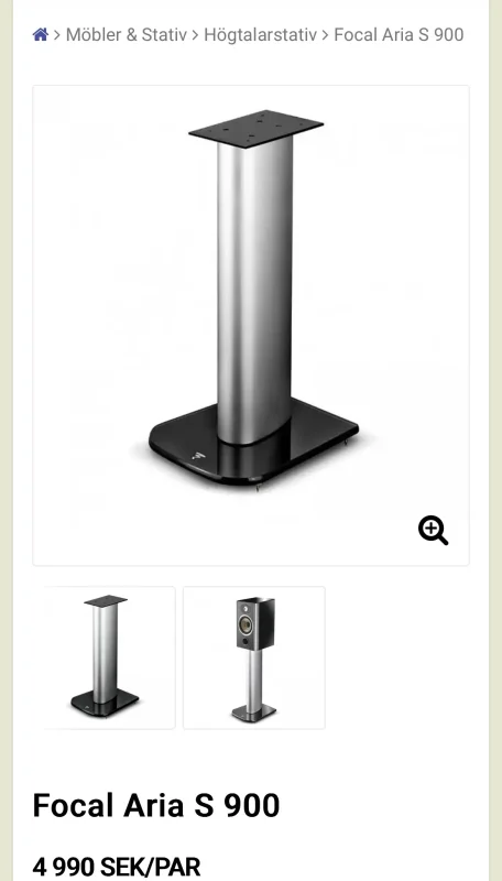 Focal Aria 900S. Stativ Focal Aria 900S. Stativ - Bild 2 av 2