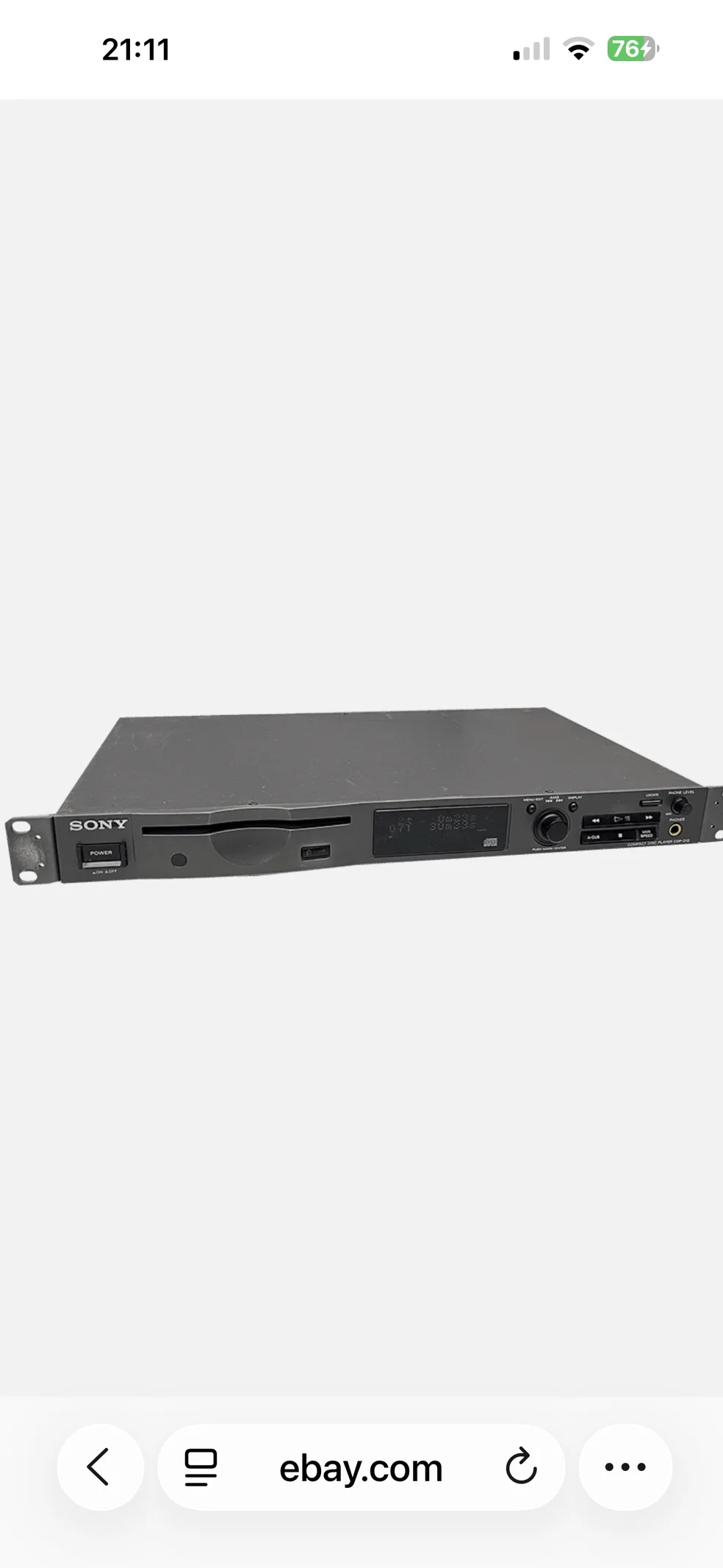 Sony CDP D11/D12 - Bild 1 av 1