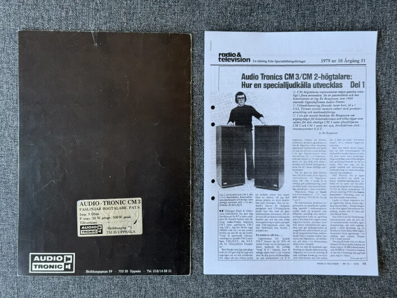 Svenska Hifi-klassikern Audio-Tronic CM 3 - Bild 7 av 7
