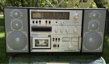 Vintage Rare Cassette Deck Ghettoblaster Retro TELEFUNKEN