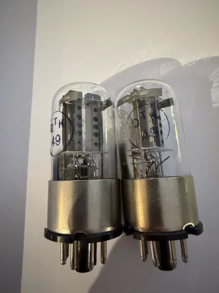 Melz Holed Plated NOS r&ouml;r 1578 6SN7 &aring;r 1972 - Bild 1 av 4