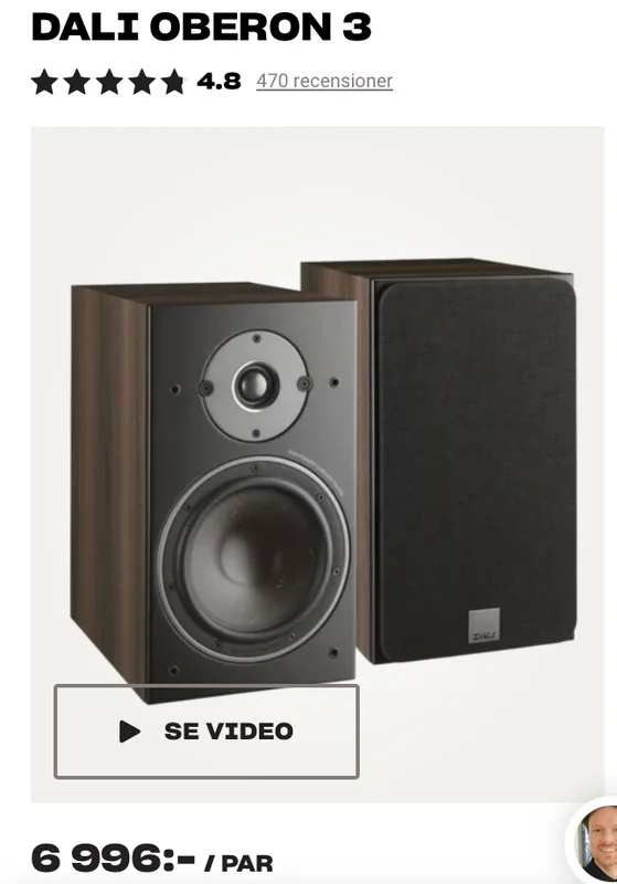 Dali OBERON 3 Black speaker Dali OBERON 3 Black speaker - Bild 1 av 1