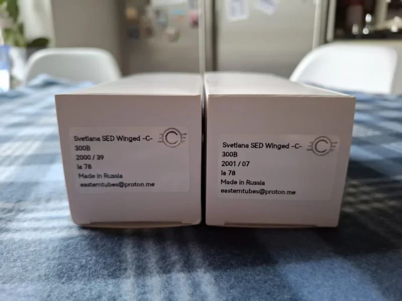 300B Svetlana Winged -C- NOS Sankt Petersburg Matchat par - Bild 2 av 6