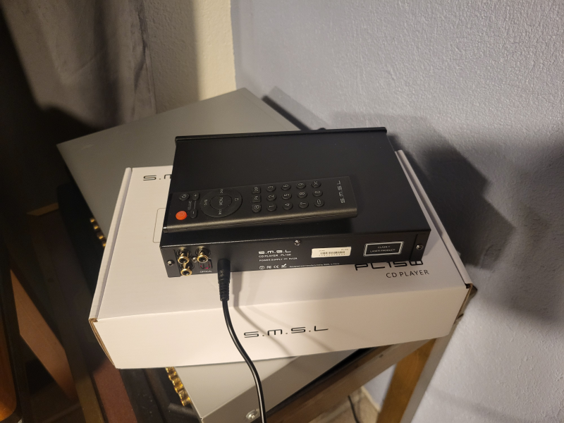 SMSL PL150 svart CD-spelare SMSL PL150 svart CD-spelare - Bild 3 av 5