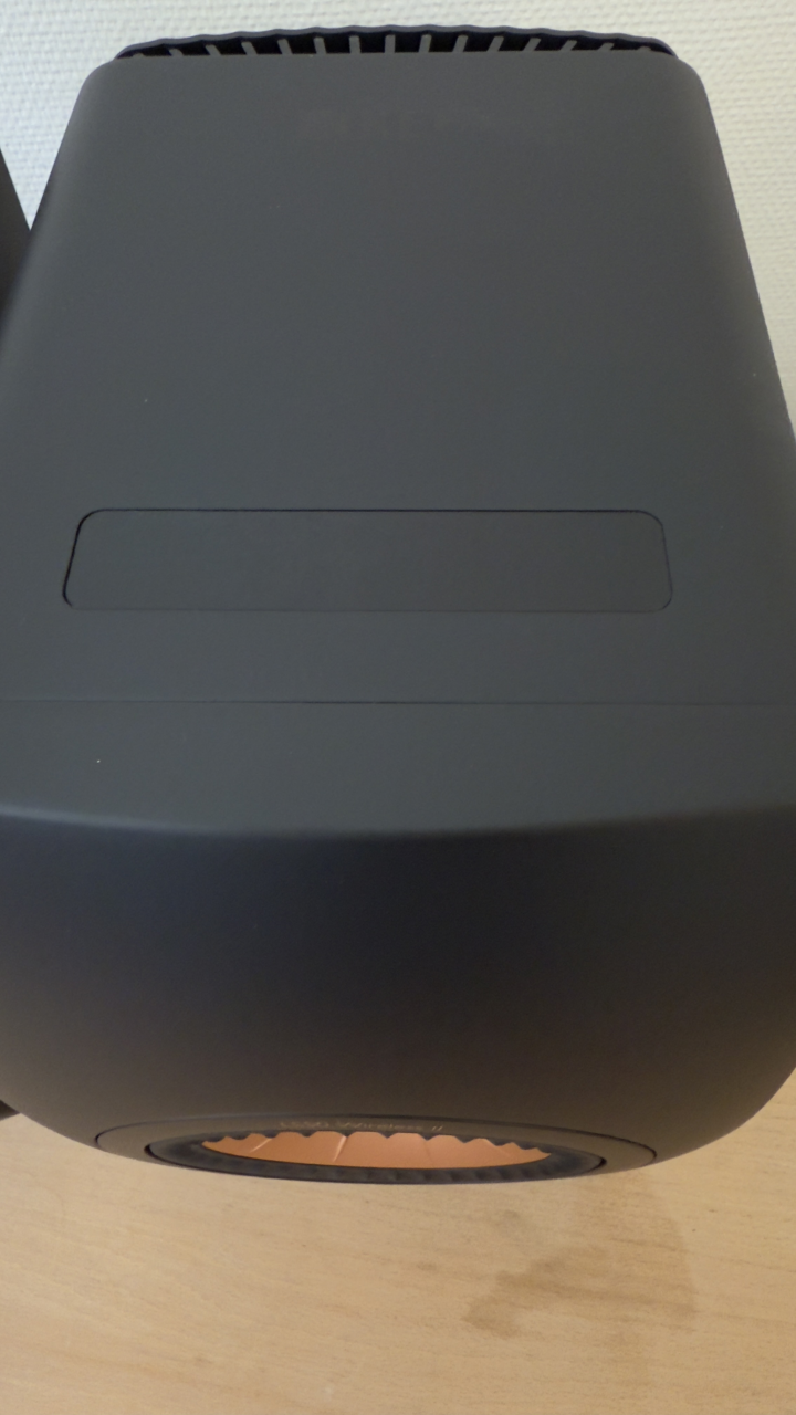 KEF LS50 Wireless II svart