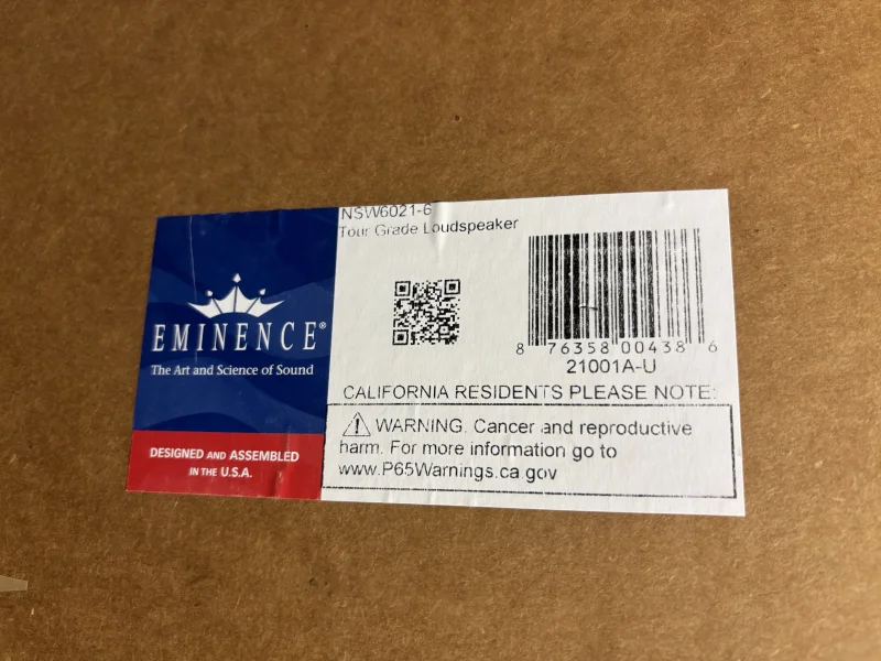 Eminence NSW6021-6 - Bild 1 av 1