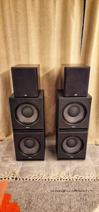 5x MK Sound 2510P and 4x Tannoy Definition install sub12i