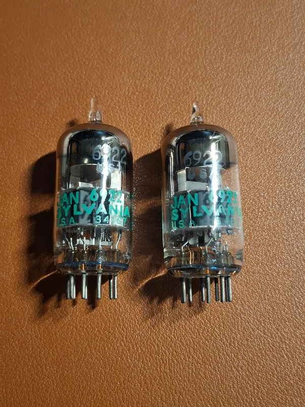Sylvania JAN 6922 / E88CC NOS Matchat Par 1979 – USA Sylvania JAN 6922 / E88CC NOS Matchat Par 1979 – USA - Bild 5 av 8