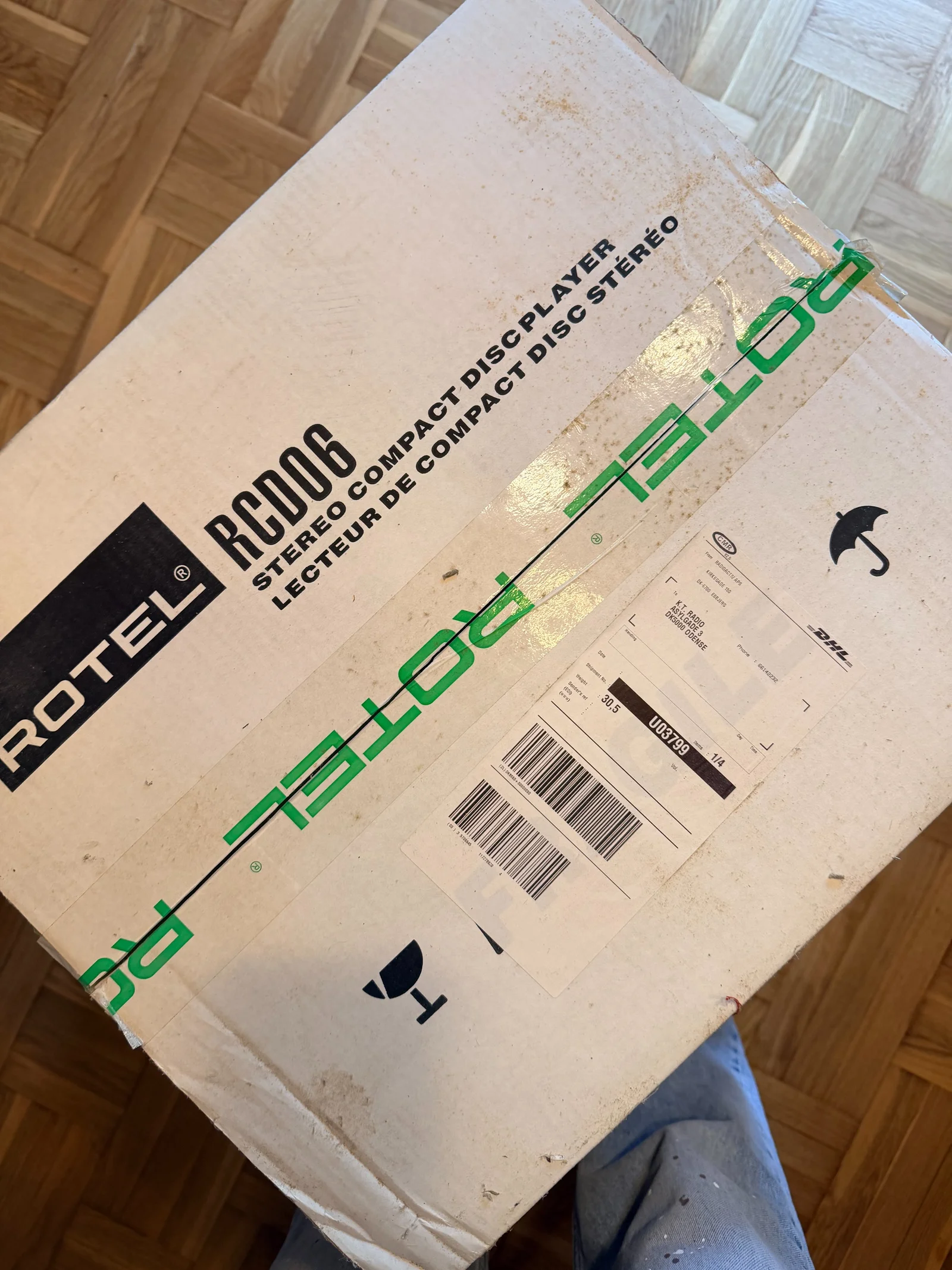 Rotel RCD-06 CD-spelare – originalkartong