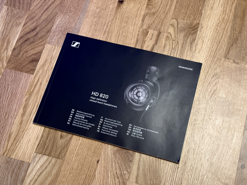 Sennheiser HD 820 Hörlurar Sennheiser HD 820 Hörlurar - Bild 10 av 11