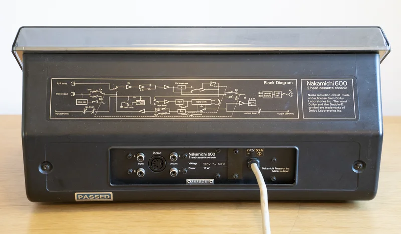 Nakamichi 600 Stereo Cassette Console (1975-79) Nakamichi 600 Stereo Cassette Console (1975-79) - Bild 5 av 6