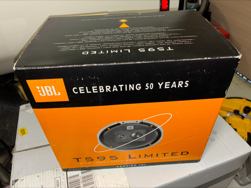 JBL T595 LIMITED 6"x9" 3-vägs bilhögtalare. Nya i kartong - Bild 1 av 5