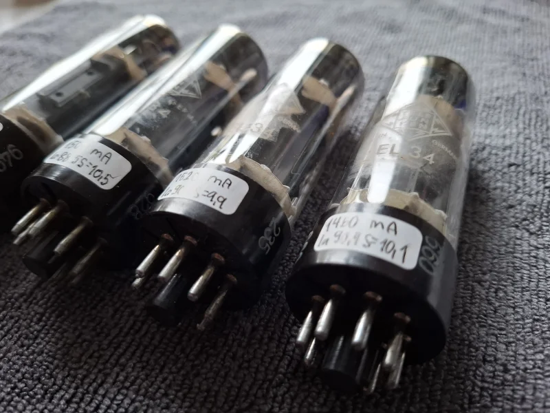 EL34 Telefunken (1967-1971) matchad kvarett radior&ouml;r - Bild 6 av 7