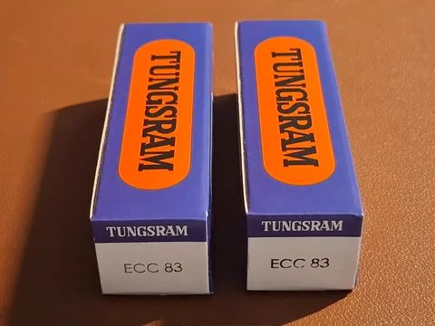 Matchat par Tungsram ECC83 / 12AX7 &ndash; Testar som NOS 