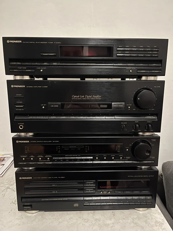 Pioneer stereoanl&auml;ggning komplett Hi-Fi stack (90-tal) - Bild 3 av 4