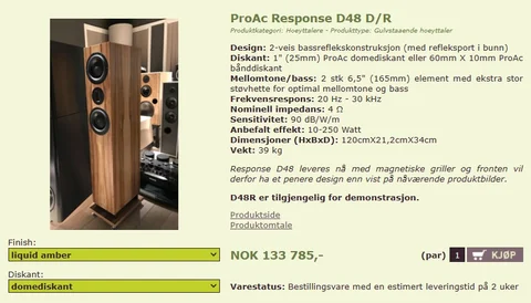 ProAc D48R