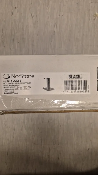 Norstone Stylum S högtalarstativ Norstone Stylum S högtalarstativ - Bild 1 av 2