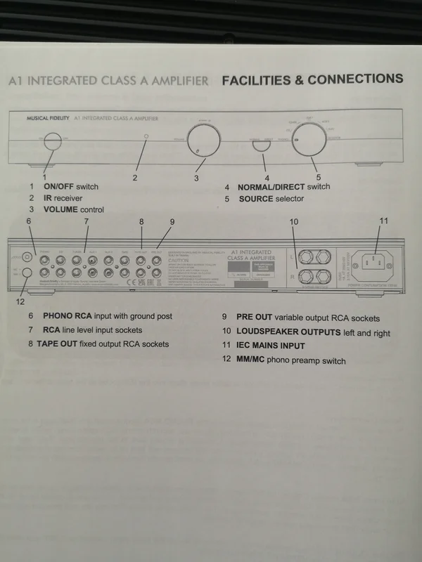 Musical fidelity a1  - Kuva 4 / 4
