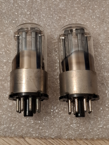 MELZ 6N8S / 6H8C / 1578 / 6SN7 METAL BASE NOS 1955/1956Rare