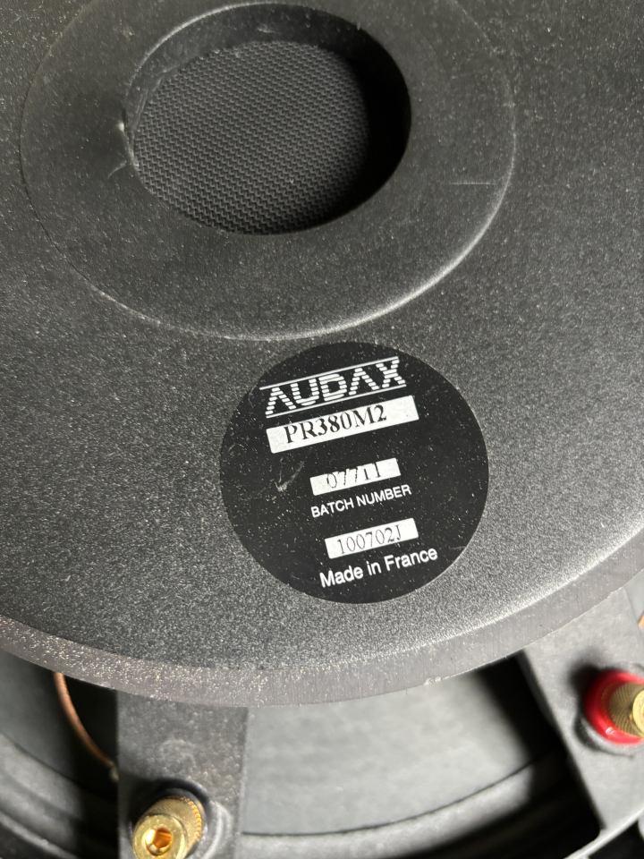 2st Audax PR380M2 - 15-tums högtalarelement 