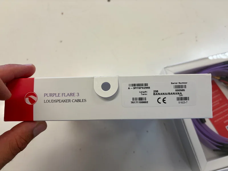 Nordost Purple Flare Leif 3 H&ouml;gtalarkablar - Bild 2 av 4