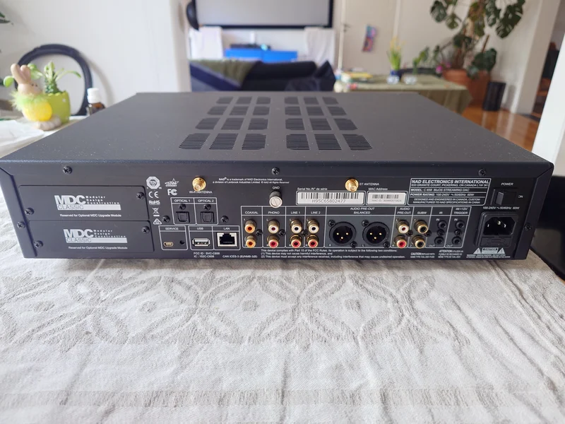 Nad C 658 musikstreamer och f&ouml;rf&ouml;rst&auml;rkare med uppgraderad fullversion av dirac. - Image 2 of 2