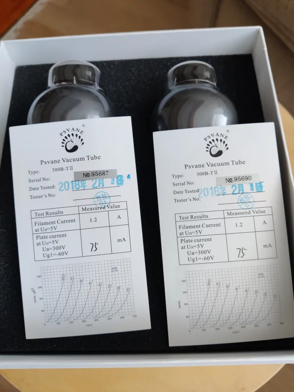 PSVANE 300B-T Mark II Premium Grade Vacuum Tubes 300B - Bild 4 av 6
