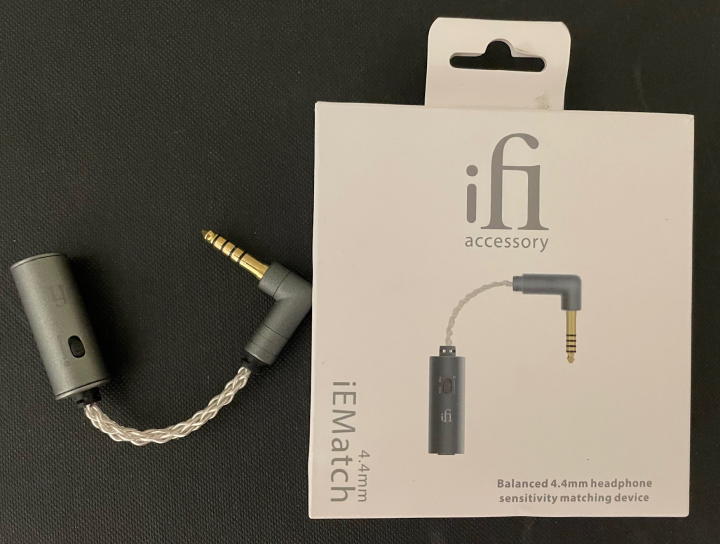 ifi 'iE-match' adapter 4.4mm med dämpning