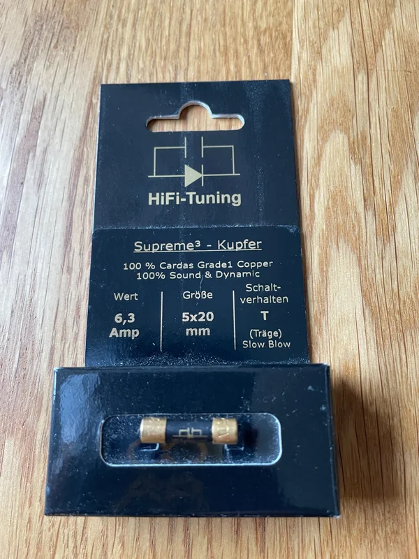 HiFi-Tuning Diamant Sup&sup3; Koppars&auml;kring 5&times;20 mm - Bild 1 av 1
