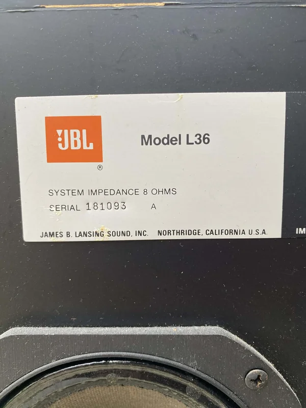 JBL L36  - Bild 7 av 9