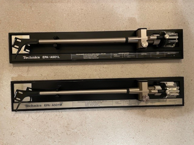 Technics EPA501M och EPA501L tonarmsrör - Bild 2 av 6