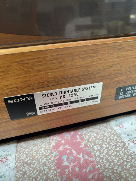 Sony PS-2250
