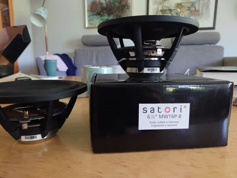 SB Acoustic Satori 6,5 tum, MW16P-8, 4 st