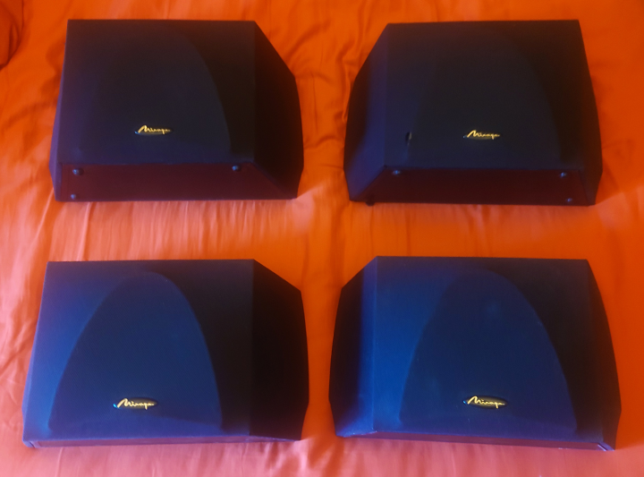 4x Mirage FRx-RB1 omnipolar surroundhögtalare
