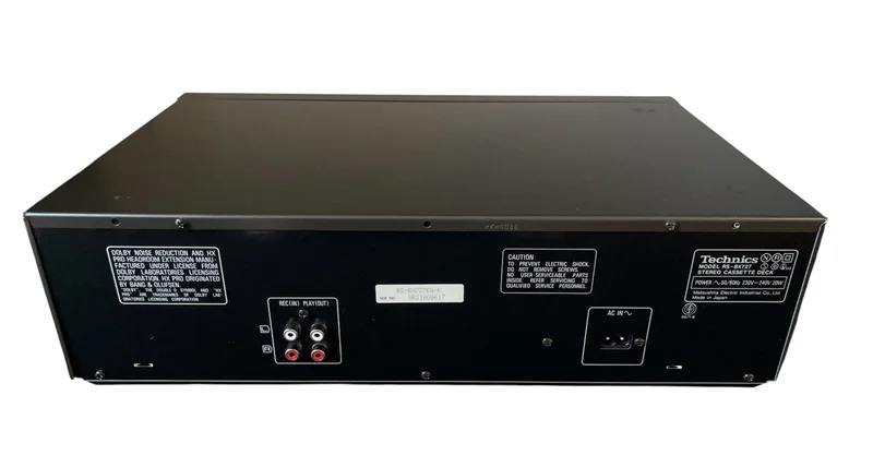 Technics RS-BX727 – 3-Head Cassette Deck – Nyservad & Fullt Testad Technics RS-BX727 – 3-Head Cassette Deck – Nyservad & Fullt Testad - Bild 8 av 9
