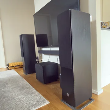 DALI Oberon 7C Komplett Premium-System – Bluesound / Su...