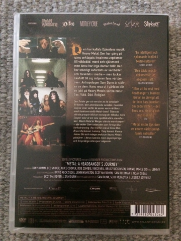 HARD ROCK & METAL DvD - Music/Concert/Documentary (Nyskick/Like new)