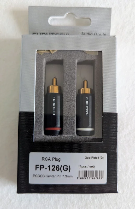 Furutech FP-126(G) RCA-kontakter &ndash; 2 par (4 st) - Bild 2 av 3