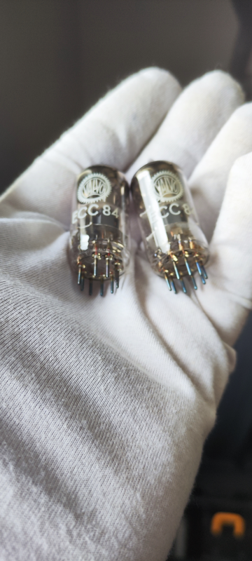 ECC 84 Valvo NOS/NIB matchat par